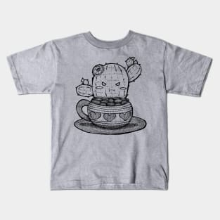 Cute Pouting Cactus Kids T-Shirt